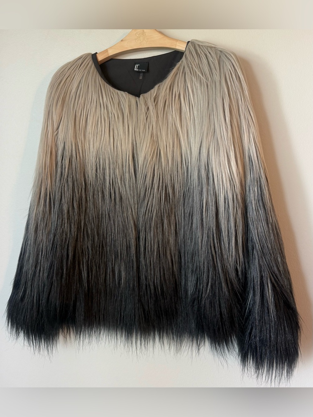 Love Token Faux Fur Ombré Jacket